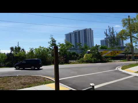 Northbound Brightline Train North Miami Beach Florida 4/19/18