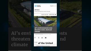 The Climate Cost of AI Nobody Talks About #ai #news #ai2030 #climatechange