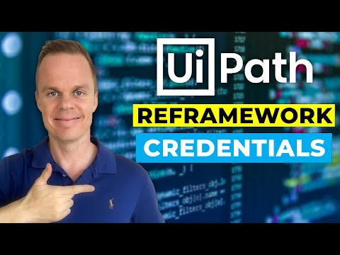 How to use Credentials in UiPath REFramework