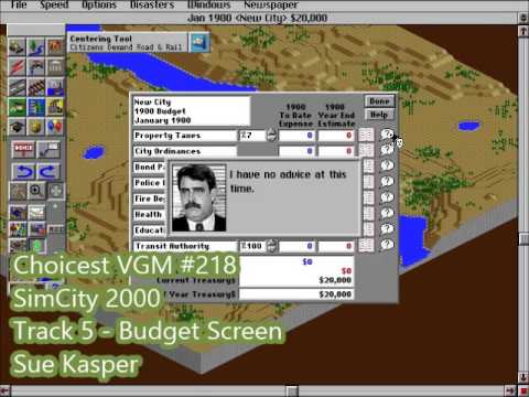 Choicest VGM - VGM #218 - SimCity 2000 - Track 5 - Budget Screen