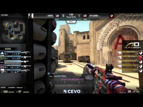 Quintic vs vVv Gaming (CEVO-M CS:GO Season 8) - Misled & Dust