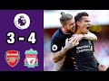 Arsenal vs Liverpool (3-4) | Extended Highlights and Goals - Premier League 2016/17