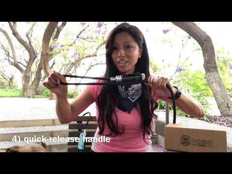 NOBO Leash - 2 min Review on  all 3 features - Iron Girl Nadia Ruiz