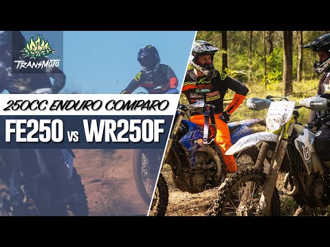 250cc Enduro Comparo: Husqvarna FE250 vs Yamaha WR250F