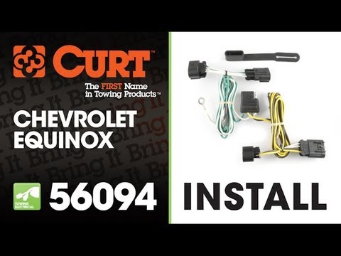 Trailer Wiring Install: CURT 56094 on 2013 Chevrolet Equinox