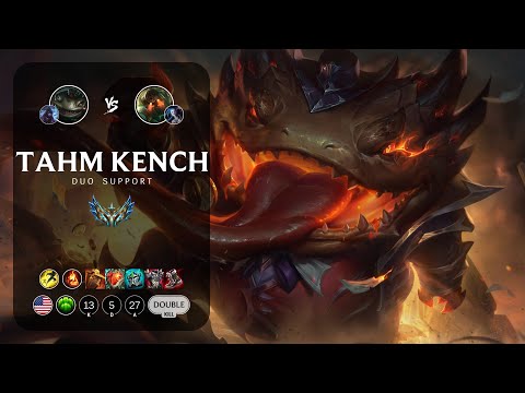 Tahm Kench Support vs Nautilus - NA Challenger Patch 13.1