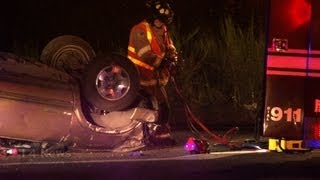 preview picture of video 'Fatal Rollover Accident SR 162 At Voight Creek Hatchery Road Orting WA'