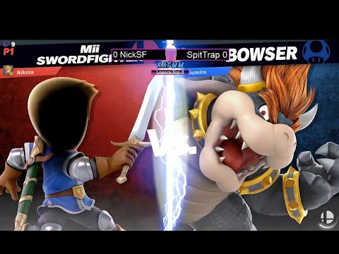 spitTrap19(Bowser) vs NickSF(Mii Sword Fighter) Milk Machine 39 losers top 8