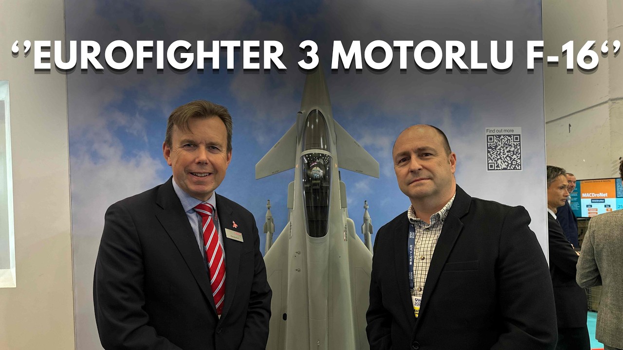 "Eurofighter, 3 motorlu bir F-16 gibi"