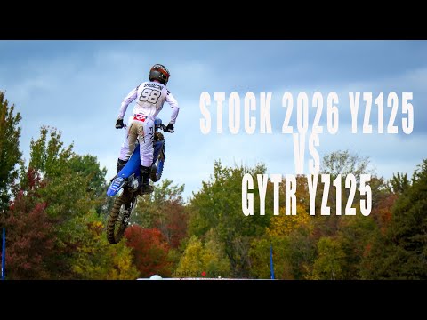2026 Stock Yamaha YZ125 2-Takt Versus GYTR High Performance Kit YZ125