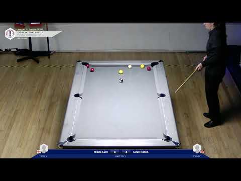 2022 Ladies National Singles - Mikala Gurd v Sarah Nicklin