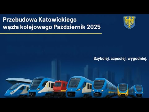 Reconstruction of the Katowice railway junction, October 2025