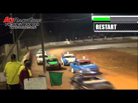 Production Sedans - A-Main - QLD Title - Gympie Speedway - 21.04.12