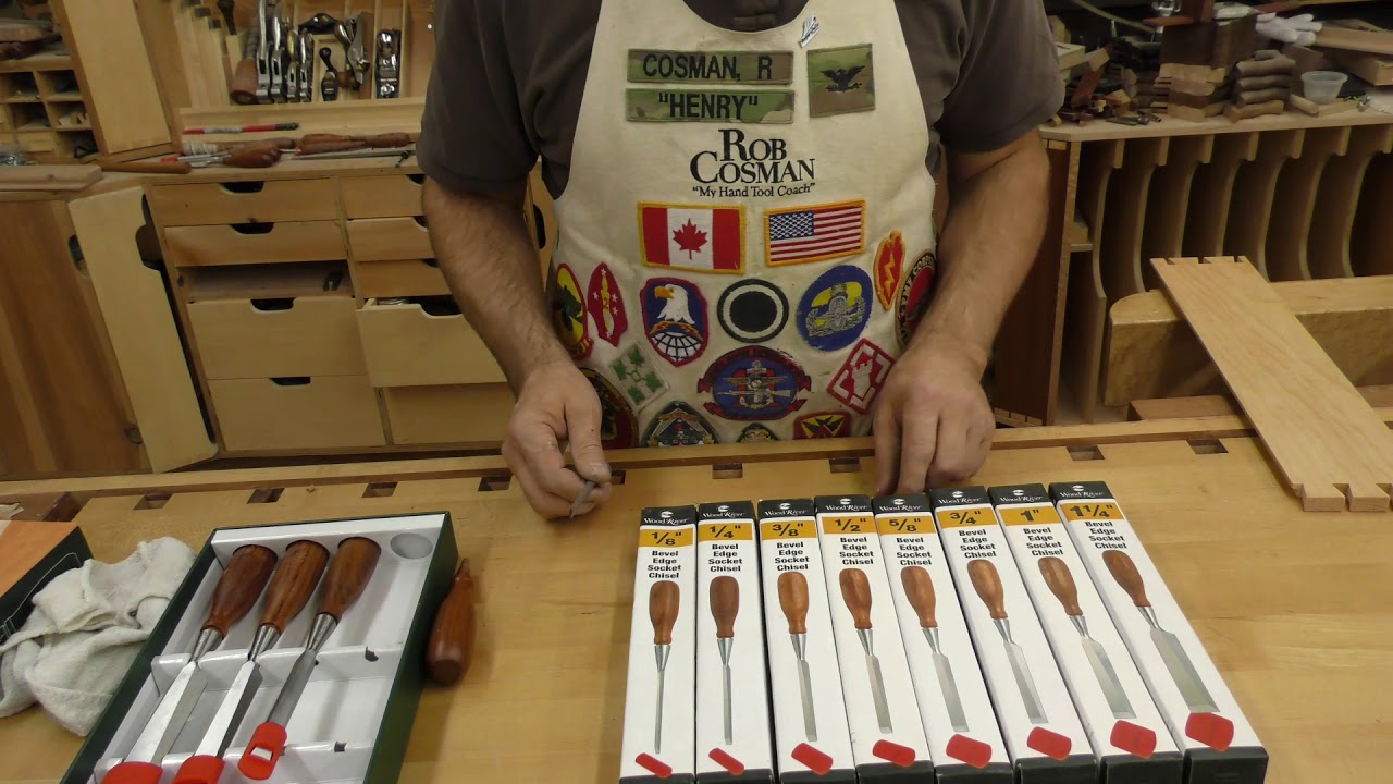 WoodRiver Socket Chisel Set 4piece