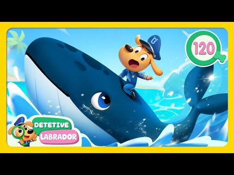 Baleia Jubarte 🐳 Proteção do Meio Ambiente Marinho do Detetive Labrador 🔍 2 Horas 🎬 Compilação