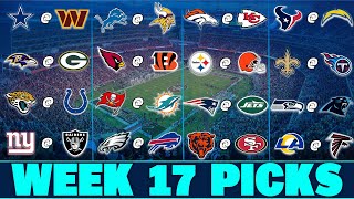 NFL Picks Week 17 | 2025