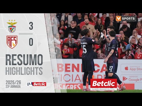 Resumo: Benfica 3-0 AFS (Liga 25/26 #23)