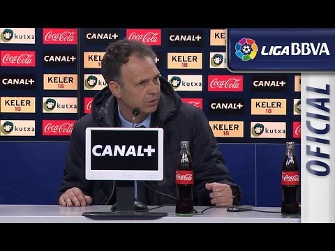 Rueda de Prensa de Caparrós tras el Real Sociedad (0-0) Levante UD - HD