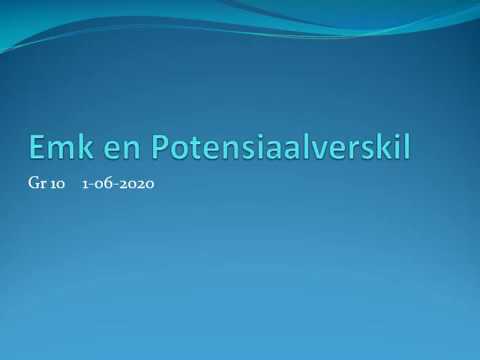 FISIESE WETENSKAP GRAAD 10: 1 Junie 2020 - periode 7 (01107)