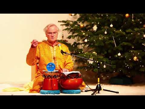 Heiligabend-Ansprache Sukadev, Swami Nirgunananda, Shaktipriya, Ananta und Amrita