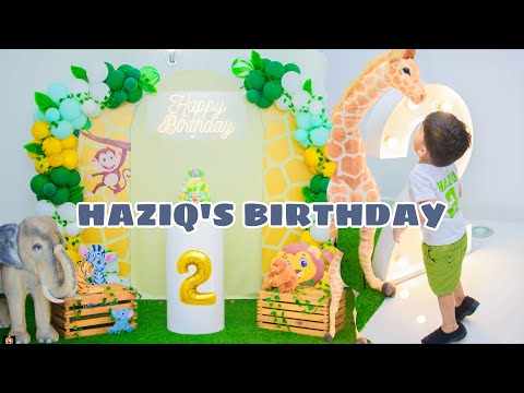 Haziq’s Birthday | Zoo theme🦒🦁