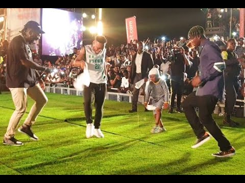 Dancing Competition! Watch How This Small Boy Won Burna Boy, Poco lee, Zlatan With His Leg Work