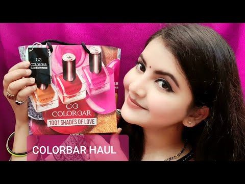 Colorbar & Nykaa haul | sinful matte lipstick | colorbar eye make up | skincare the face shop | RARA Video