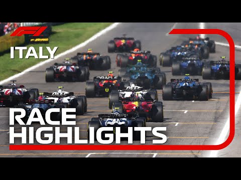 F1第16戦イタリアGP（モンツァ）決勝レースハイライト動画