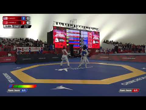 223 Round of 16 Women  63kg USA S  HAYLETT MAR E  FATIMA Z