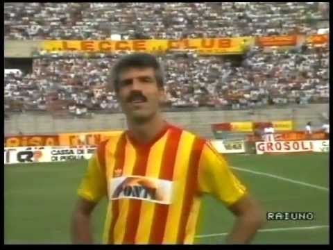 LECCE-Cesena 2-1 - 10/09/1989 - Campionato Serie A 1989/'90 - 4.a giornata di andata
