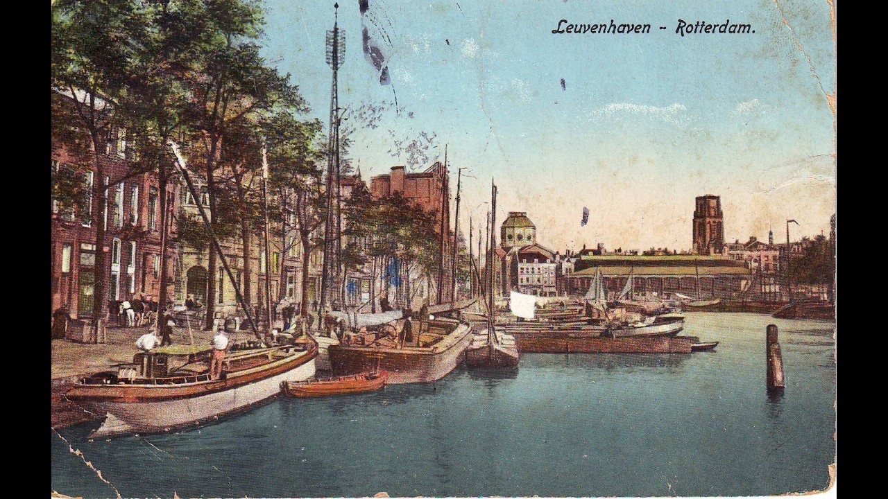 Live webcam view of Rotterdam Leuvehaven Harbor View