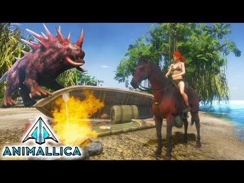 ANIMALLICA NEW SURVIVAL GAME!! TAME ANIMALS & KILL MUTANTS, BUILD A BASE!! Animallica Ep1
