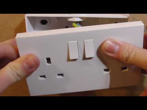 How to wire a double socket