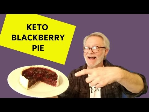 KETO BLACKBERRY PIE: FRUITY, SUGAR-FREE, LOW CARB DESSERT
