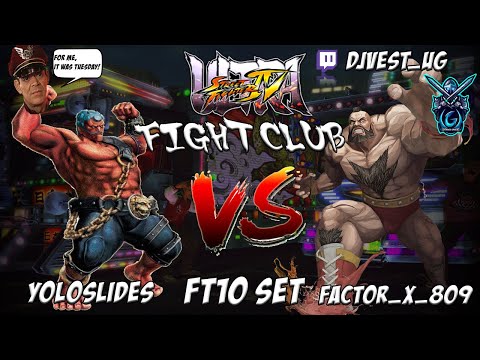 USF4 Fight Club - YoloSlides VS Factor_X_809 FT10 Set