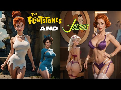 Realistic The Flintstones and The Jetsons 4K