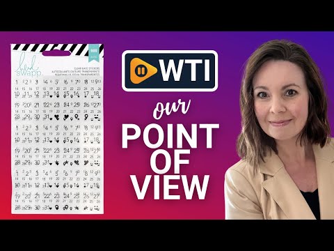 American Crafts Heidi Swapp Date Stickers - WTI product video review