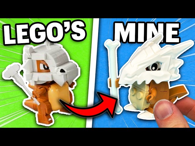 I built POKÉMON Better Than LEGO...