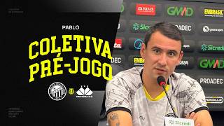 Entrevista | Pré-jogo Operário x Criciúma - 10ª rodada Brasileiro Série B - Pablo