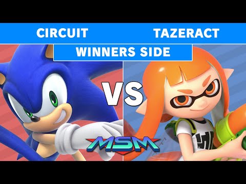 MSM 182 - Circuit (Sonic) vs Tazeract (Inkling) Winners Side - Smash Ultimate