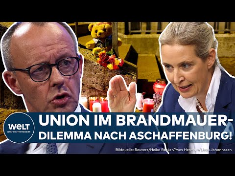 Video Thumbnail: NACH ASCHAFFENBURG: Alice Weidel fordert Ende der "Brandmauer" – AfD treibt Union vor sich her