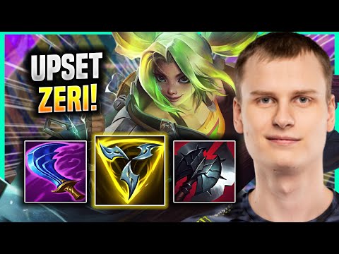 UPSET DOMINATING WITH NEW CHAMP ZERI! - FNC Upset Plays Zeri ADC vs Kai'sa! | Season 2022