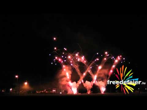 Freedefeier Kiirmes Ettelbruck 2012  Artifices.lu 21-07-2012