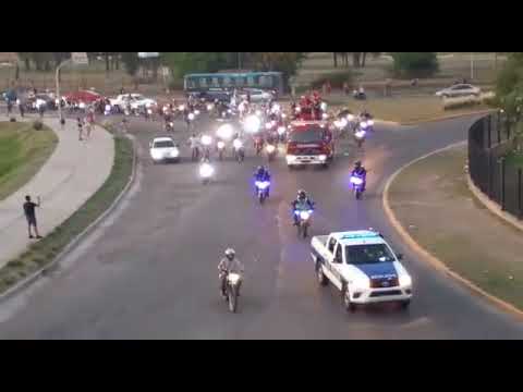 Video: Caravana por los hermanos Benavides en su llegada a Salta