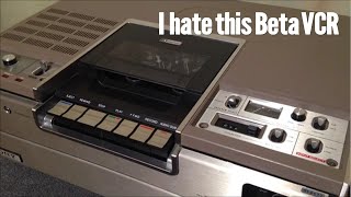 This 1977 Sony Betamax Is a Nightmare! Sony SLO-260 VCR review, repair, teardown
