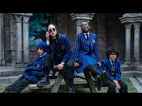 2022 Wednesday Nevermore Academy Cosplay Costumes The Black Addams Takerlama