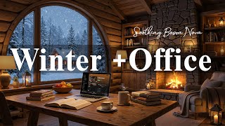 Office Winter Jazz ~ Gentle Coffee Jazz & Soothing Bossa Nova Instrumental Music for Happy Moods