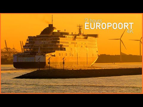 2H Europoort Ship Spotting - 4K