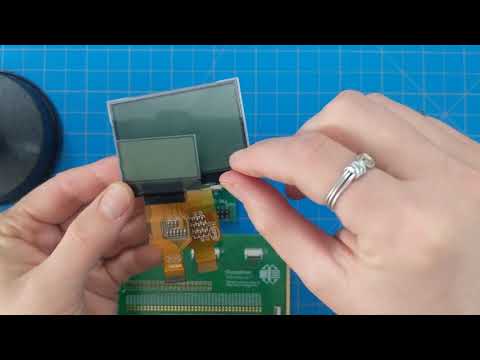 Video showing the different displays available to use with this breakout board