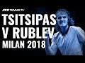 Stefanos Tsitsipas vs Andrey Rublev: Highlights From First Meeting | Milan 2018 Semi-Final